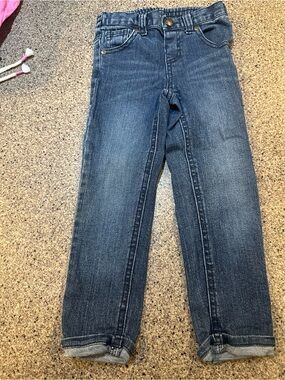 Koala Kids Dark Blue Elastic-Waist Jeans